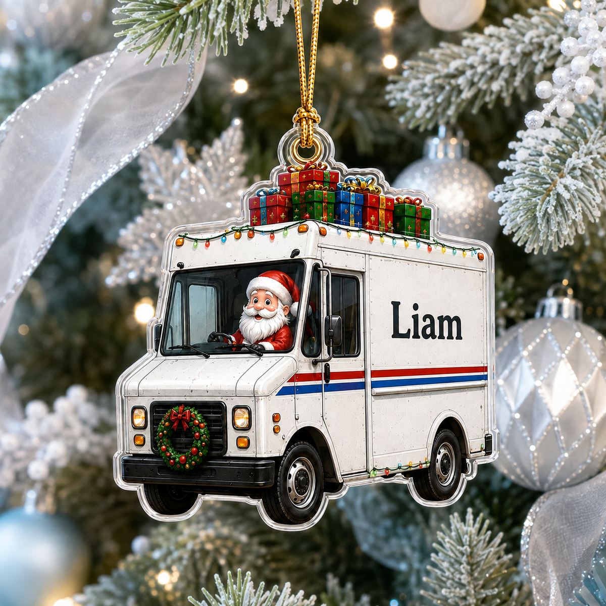Santa Vehicle Mail Truck
