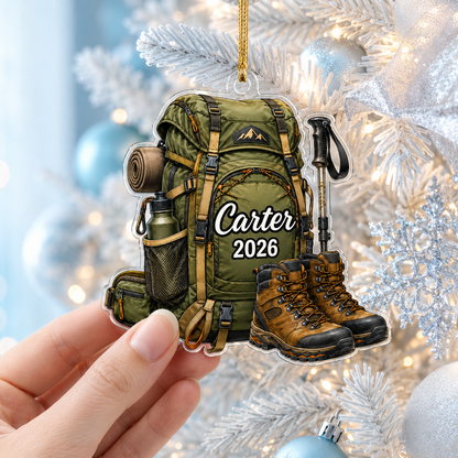 Custom Name Hiking And Trekking Acrylic Style 4