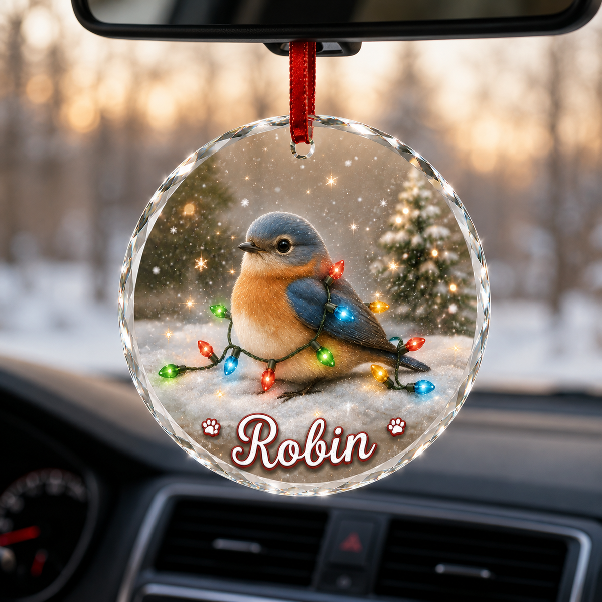 Glass Animal Led Light Bird