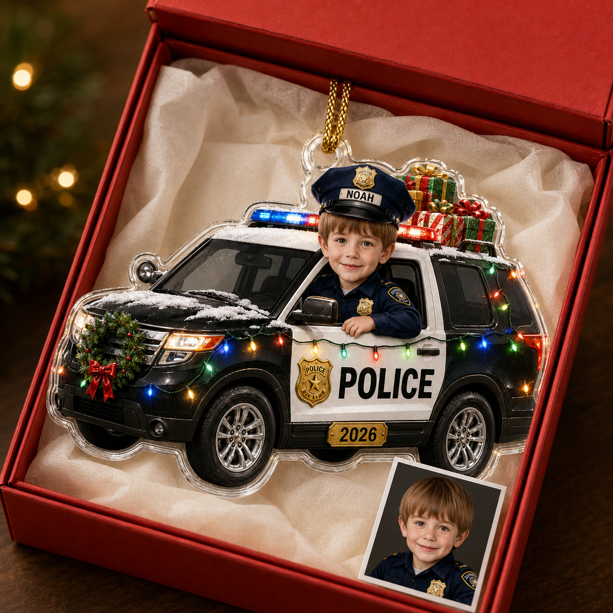 Photo Kids Police SUV