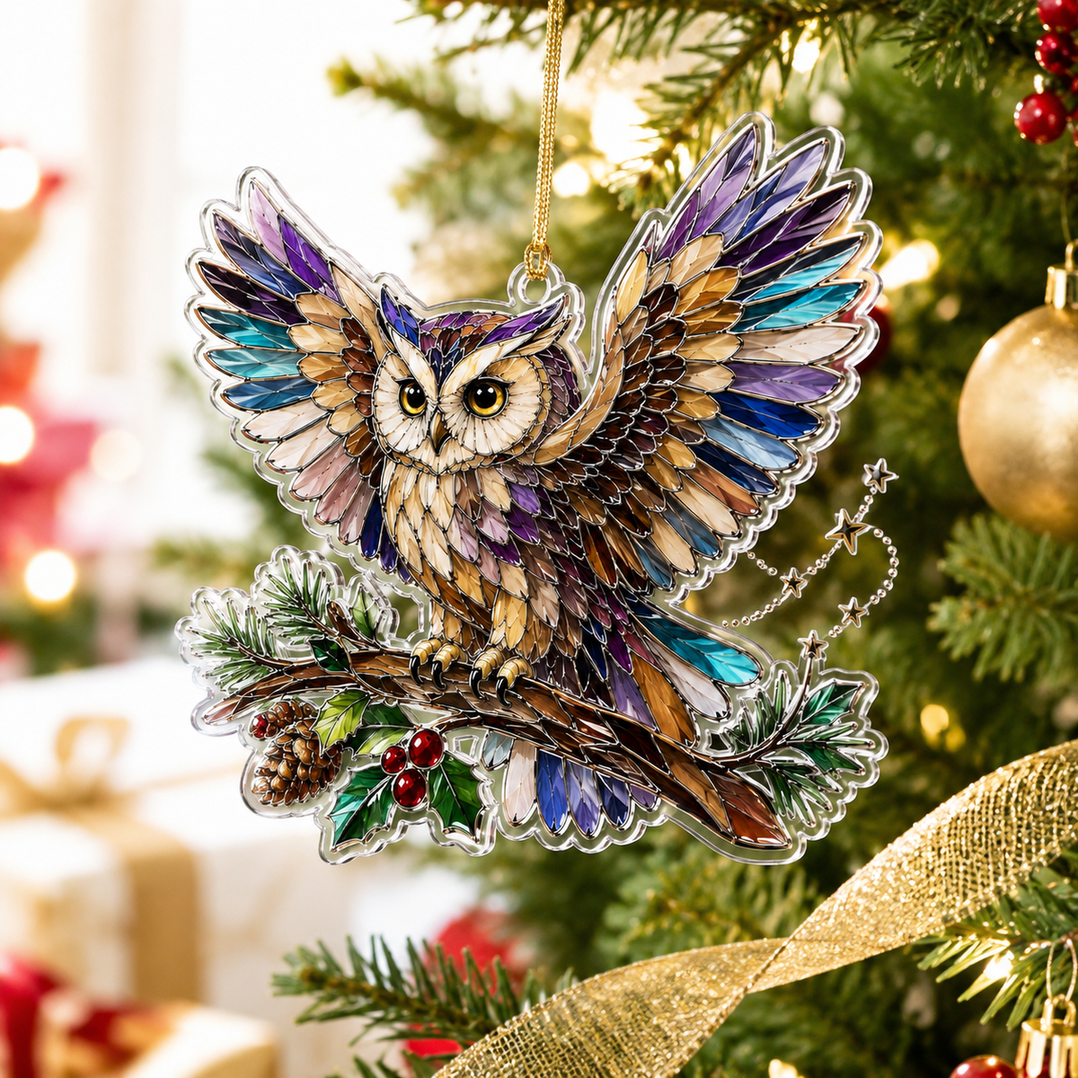 Bird With Flower Owl