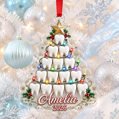 Dental Xmas Tooth Tree