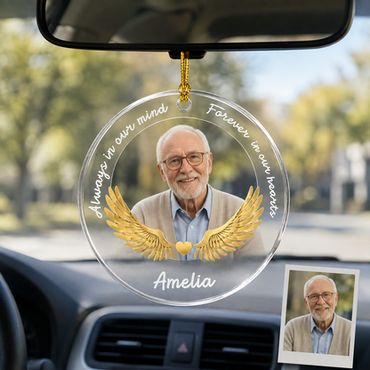 Custom Photo Golden Angel Wings Photo
