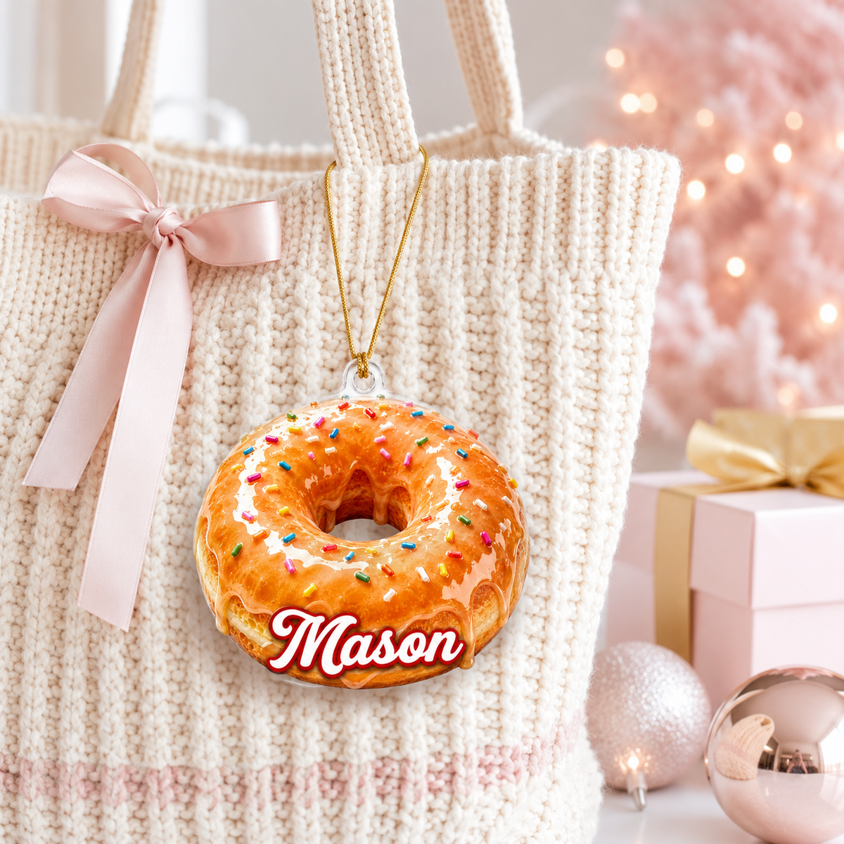 Breakfast Custom Name Glazed Donut Acrylic