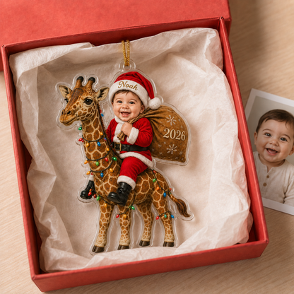 Custom Photo Baby Animal Giraffe