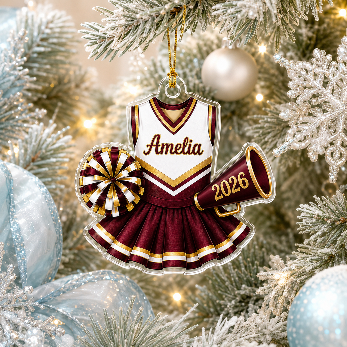 Cheerleading Color Acrylic Style  1