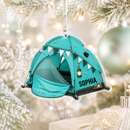 Camping Personalize Acrylic Diverse Camp