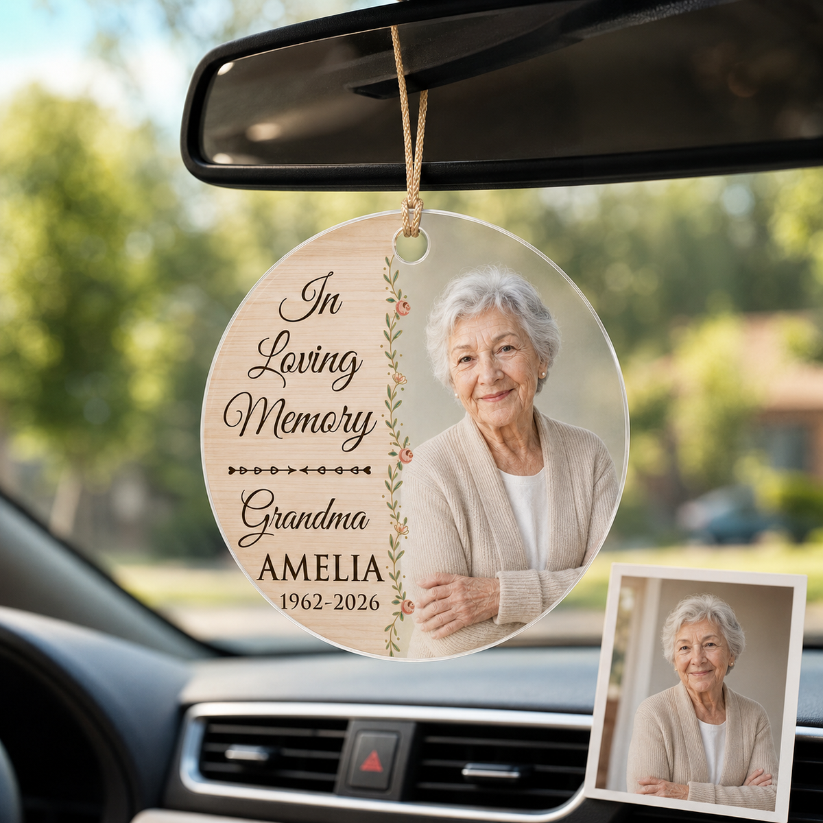 Custom Photo In Loving Memory Grandma
