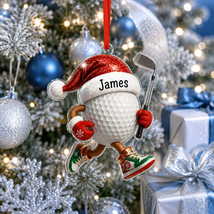 Sport Running Custome Name Acrylic Golf