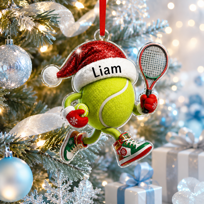 Sport Running Custome Name Acrylic Tennis