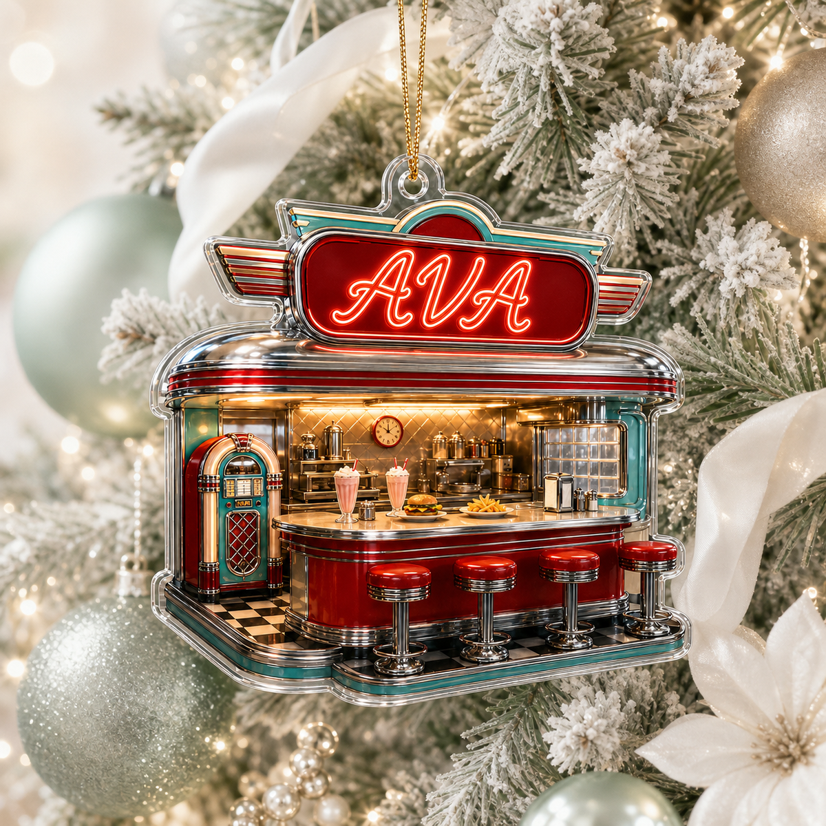 Food Lover Diner Ornament