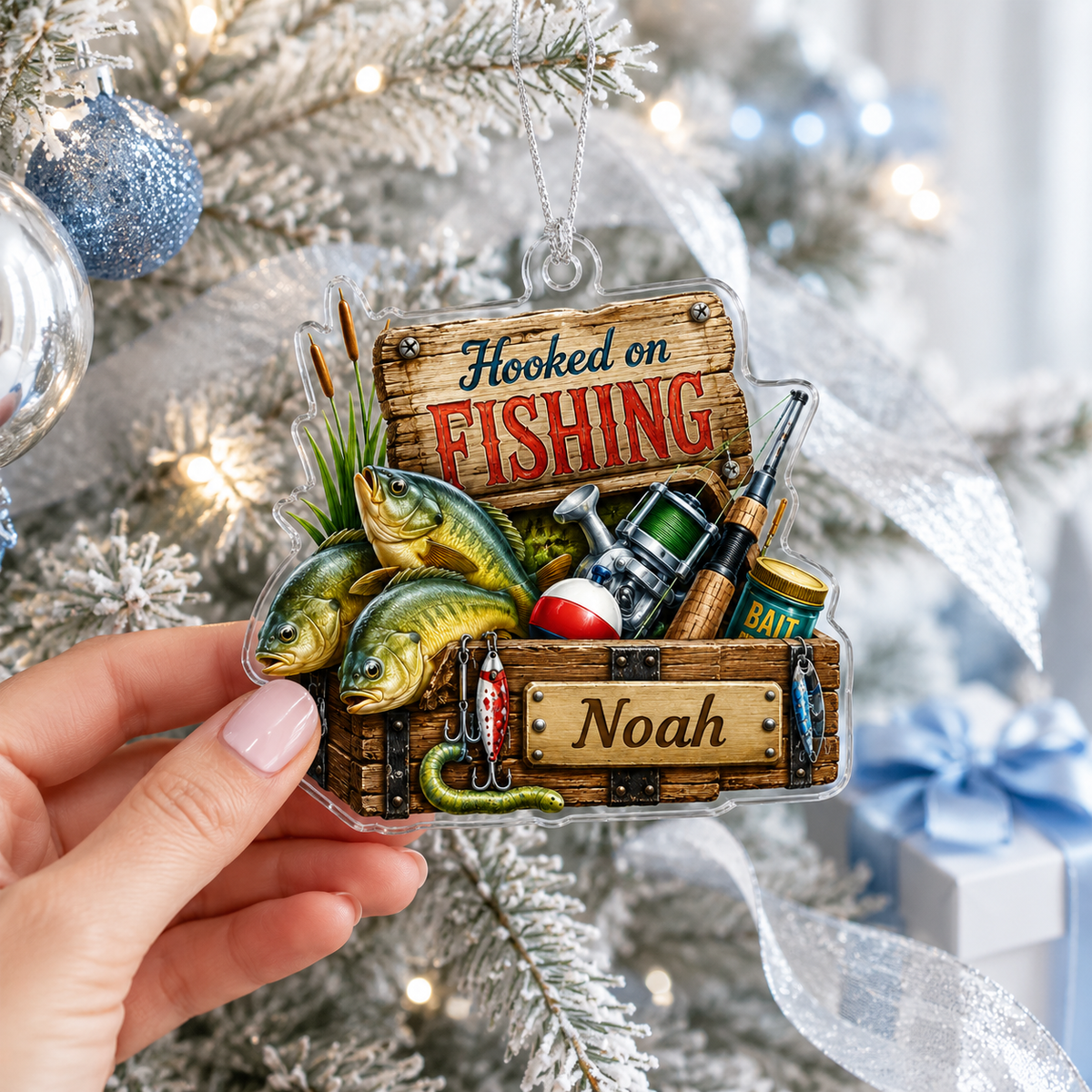 Personalized Fishing Mason Acrylic