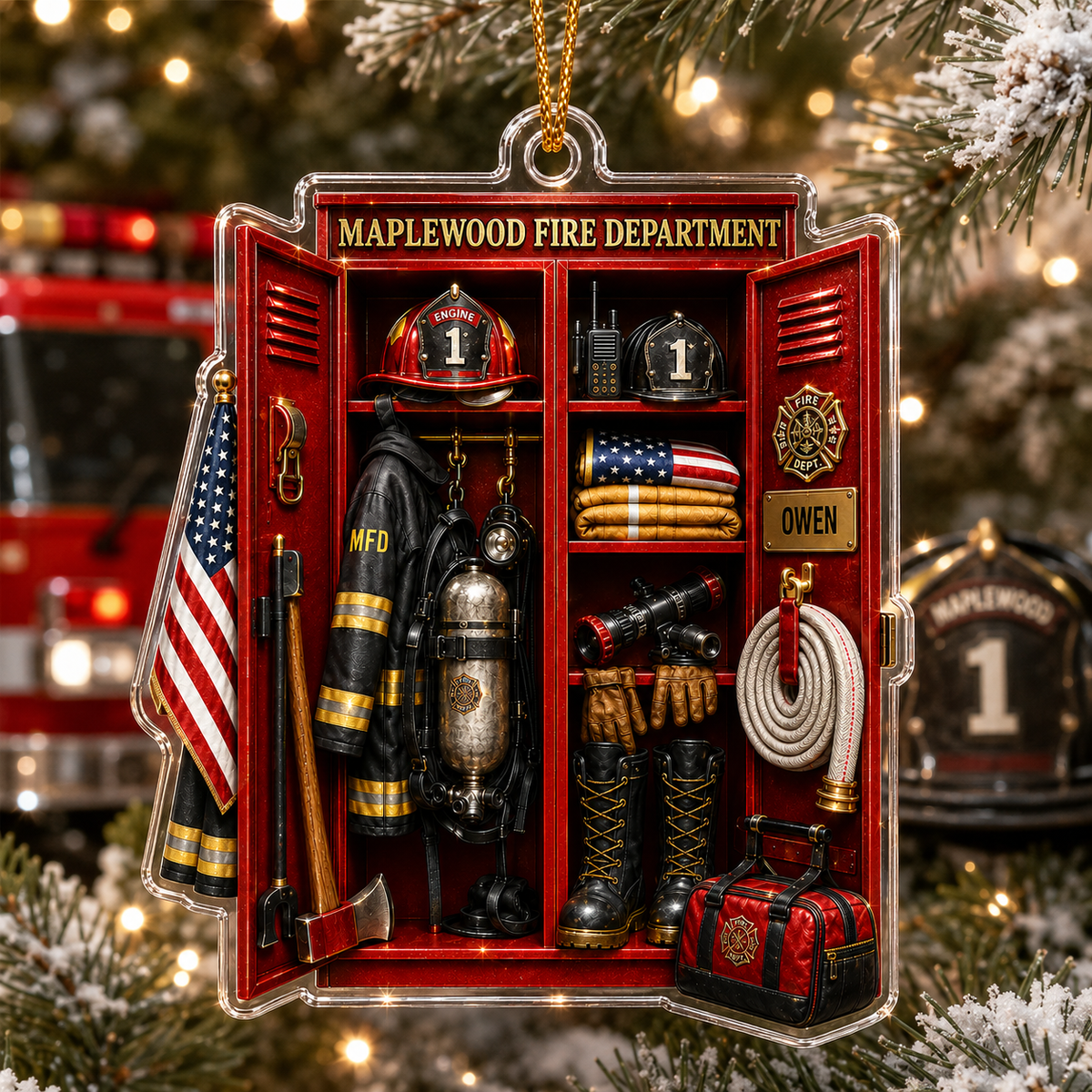 Maplewood Fire Dept Locker