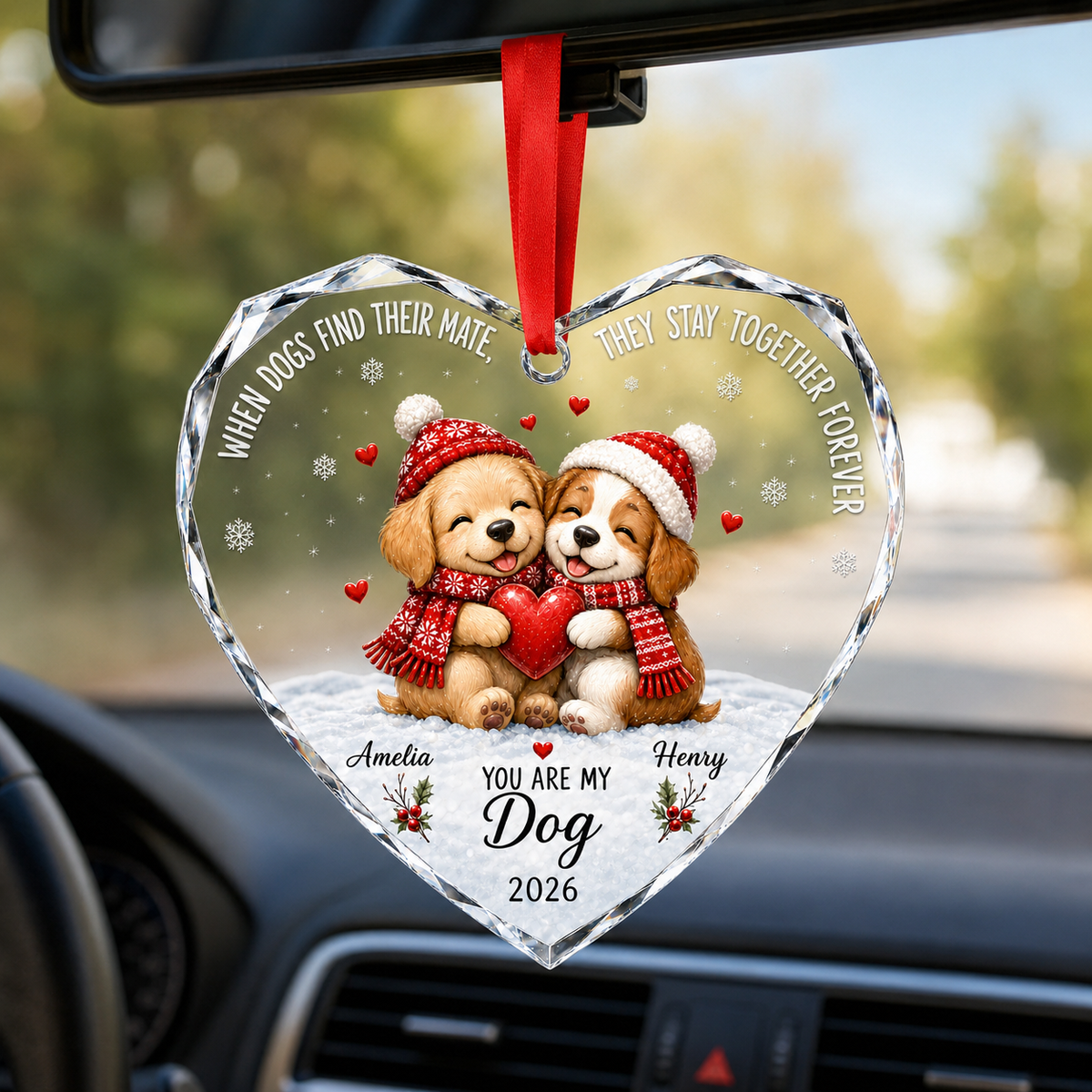Custom Animal Couple Dog