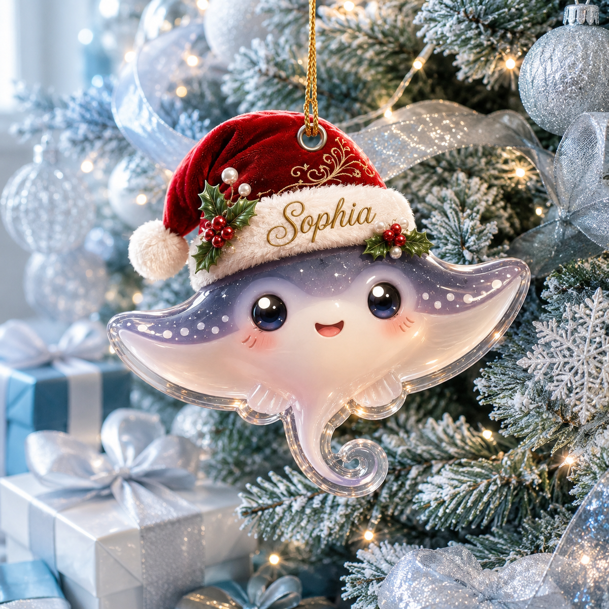 Animal With Santa Hat Stingray