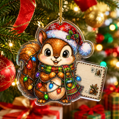 Animal With Christmas Led Squirrel