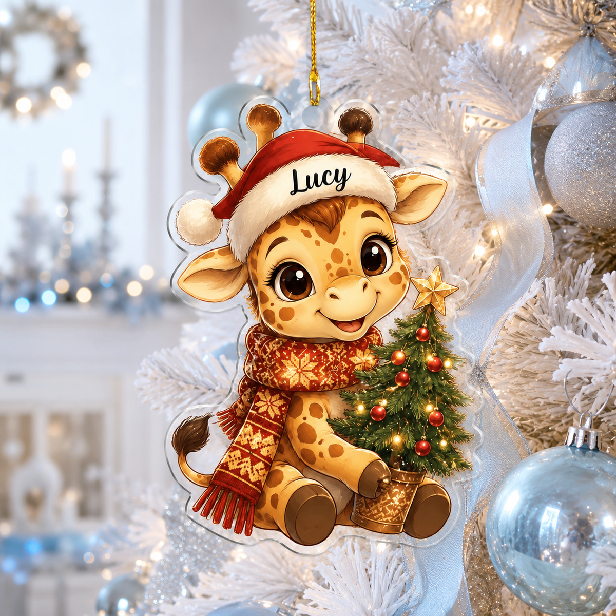 Animal Christmas Giraffe
