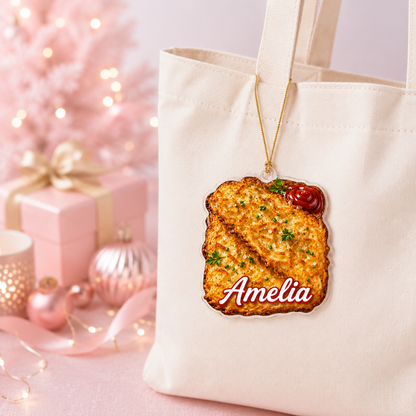 Breakfast Custom Name Crispy Hash Browns Acrylic