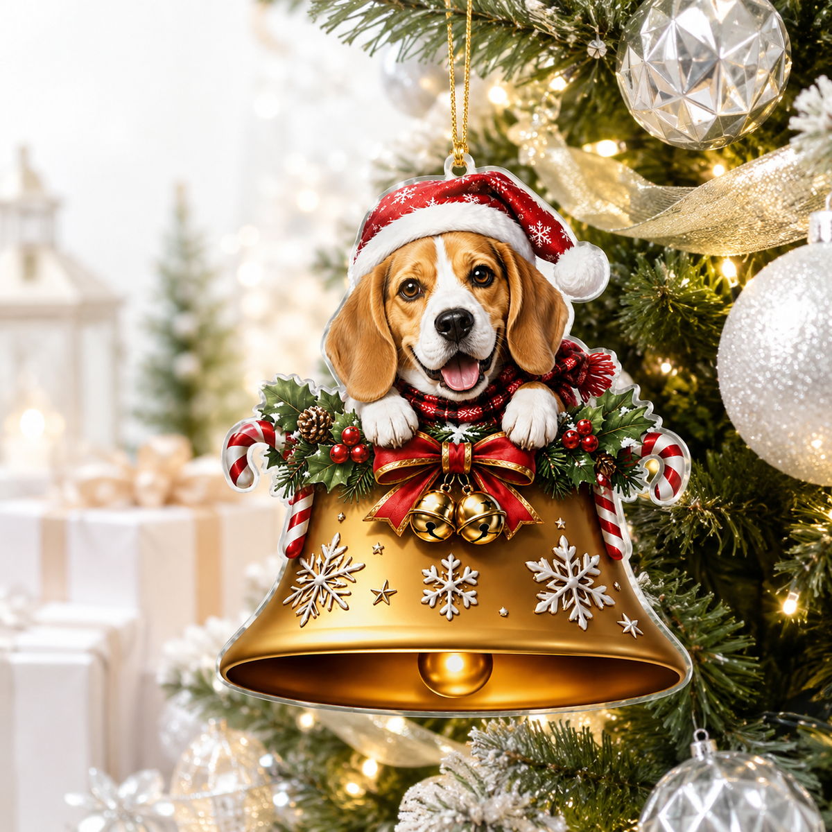 Dog Christmas Bell Beagle
