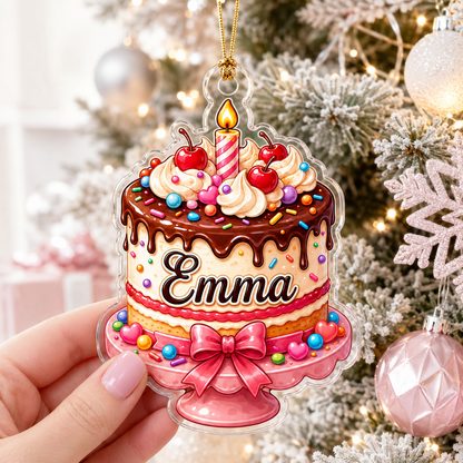 Custom Dessert Birthday Cake Acrylic