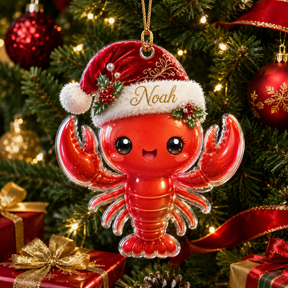 Animal With Santa Hat Lobster