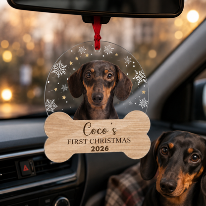 Custom Photo Dog Christmas Style 12