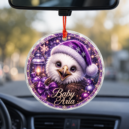 Purple Bird At Christmas Baby Eagle