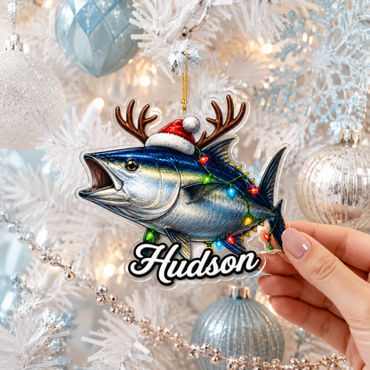 Fishing Christmas Lights Bluefin Tuna Acrylic