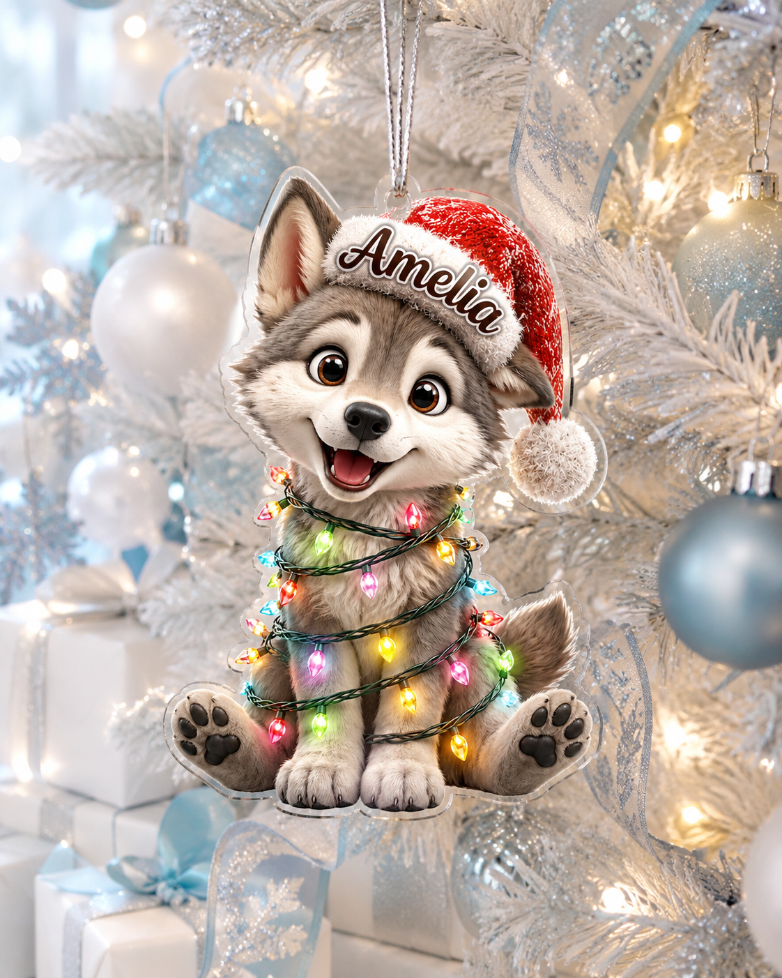 Animal Led Light Wolf