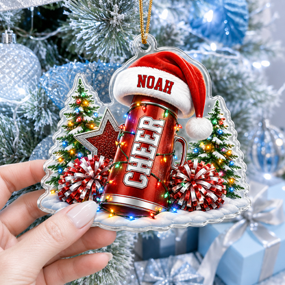 Custom Sports Christmas Acrylic - Cheerleading
