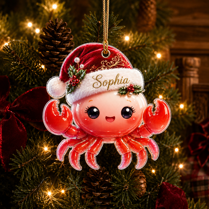 Animal With Santa Hat Crab