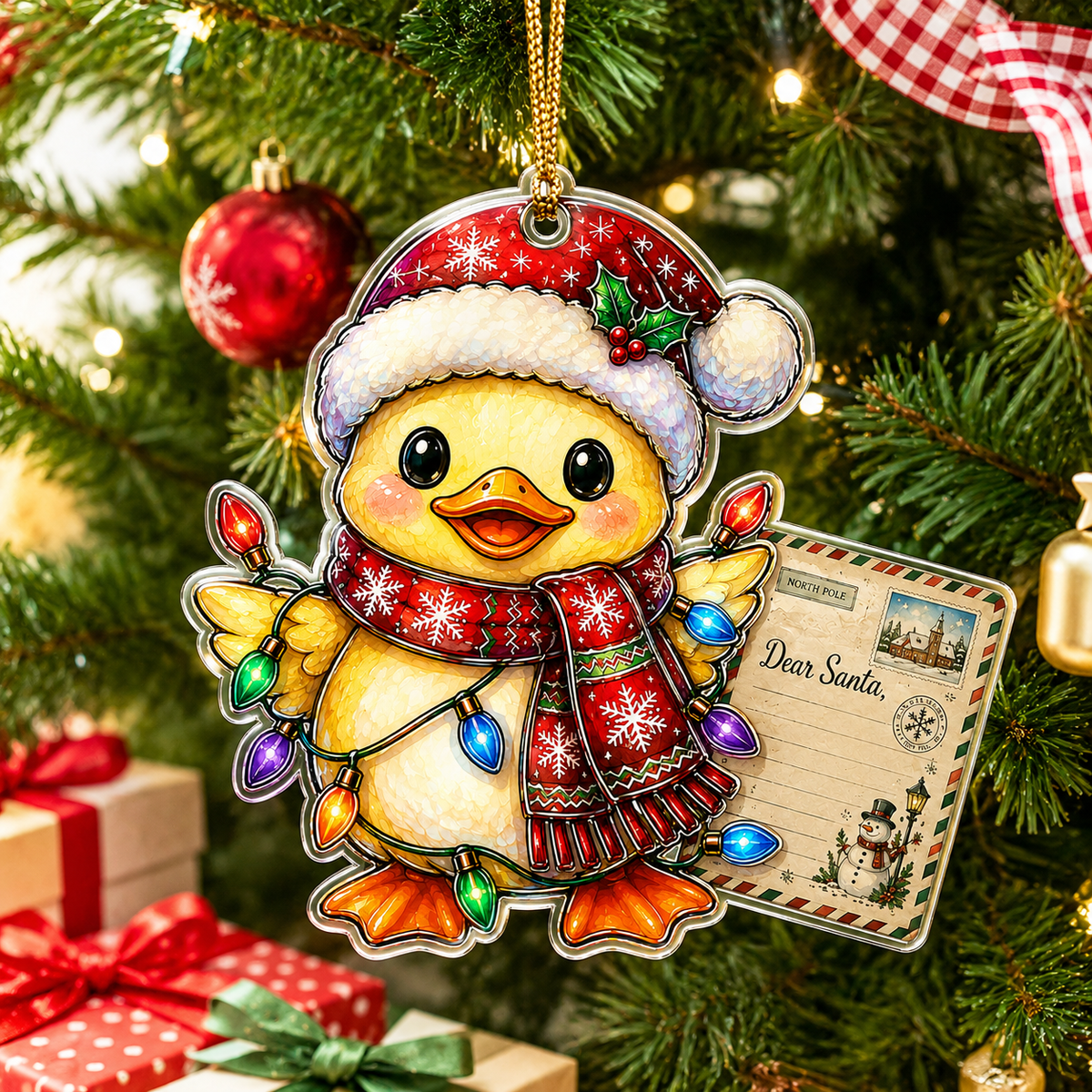 Animal With Christmas Led Duck