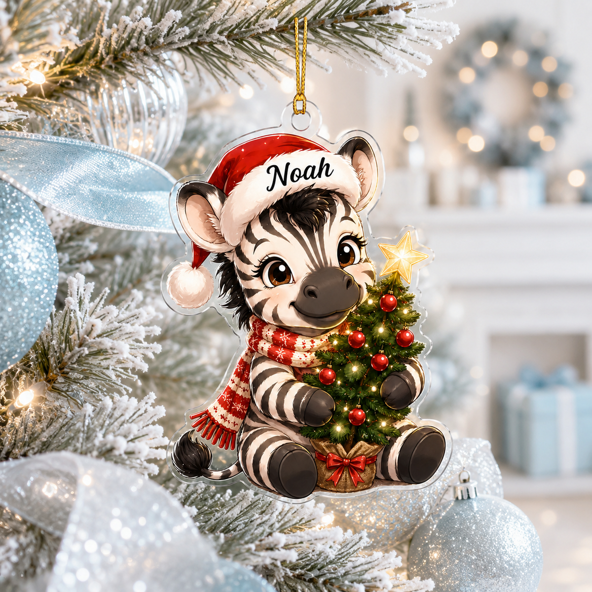 Animal Chrismas Zebra