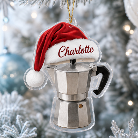 Coffee Equipment Ornament Acrylic Moka Pot TAM