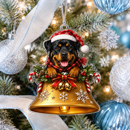 Dog Christmas Bell Rottweiler