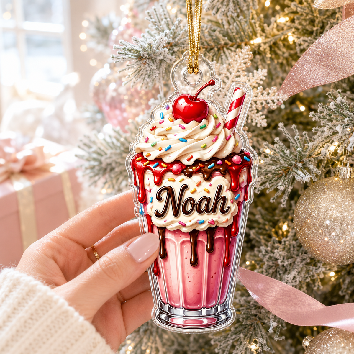 Custom Dessert Milkshake Acrylic