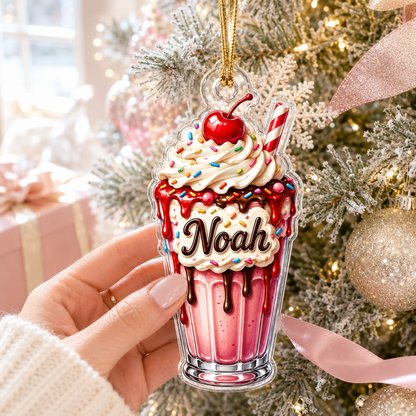 Custom Dessert Milkshake Acrylic