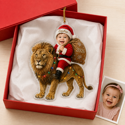 Custom Photo Baby Animal Lion