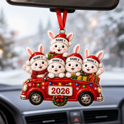 Custom Family Animal Car Rabbit