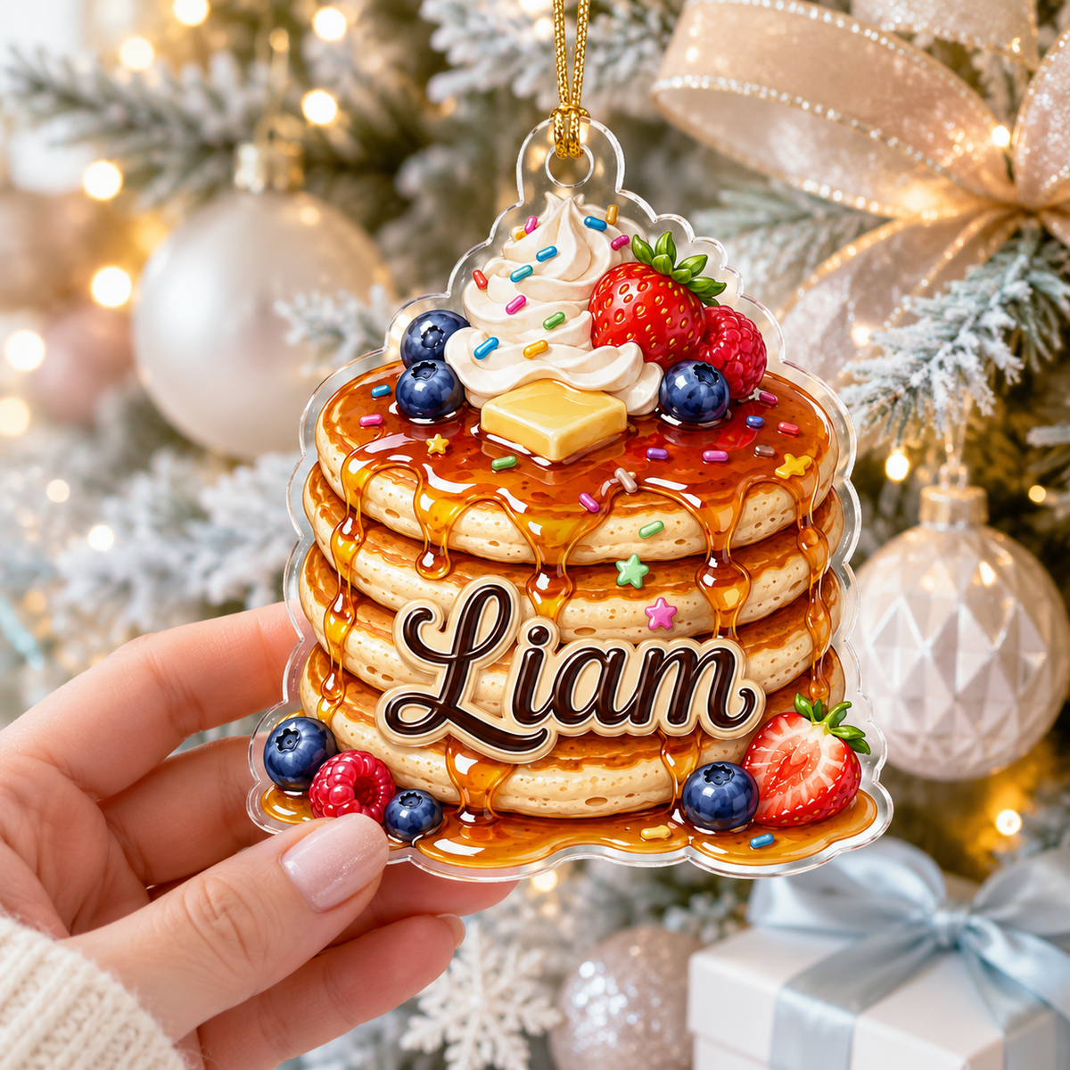 Custom Dessert Pancake Stack Acrylic