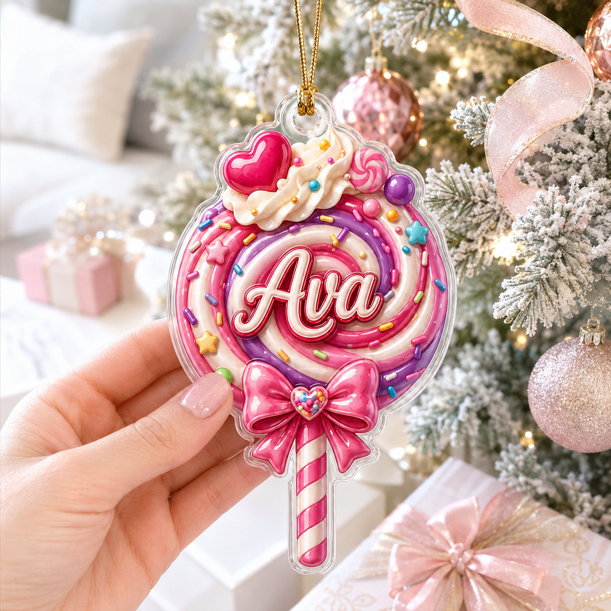 Custom Dessert Lollipop Acrylic