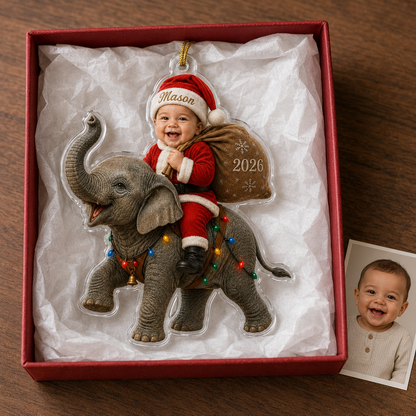 Custom Photo Baby Animal Elephant