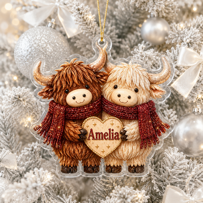 Highland Cow Couple