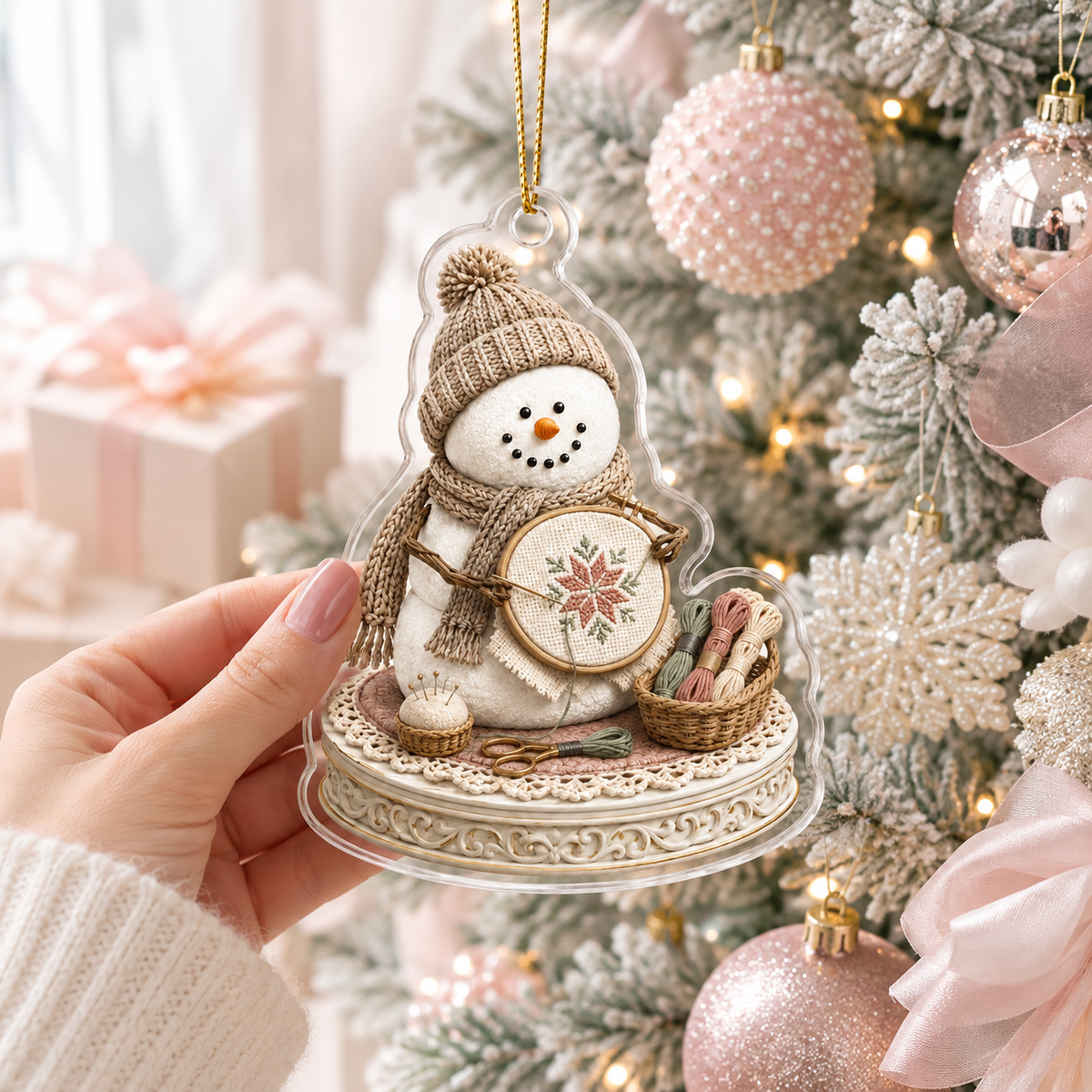 Snowman Hobbies Acrylic Cross-Stitching