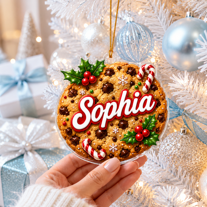 Custom Name Food Acrylic - Chocolate Chip Cookie