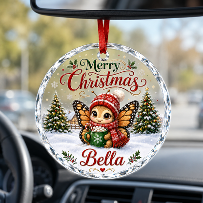 Christmas Glass Animal Butterfly