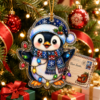Animal With Christmas Led Penguin