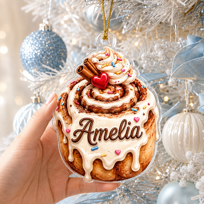 Custom Dessert Cinnamon Roll Acrylic