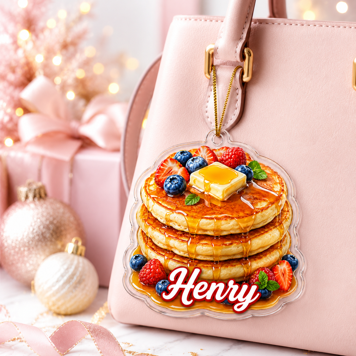 Breakfast Custom Name Pancake Acrylic