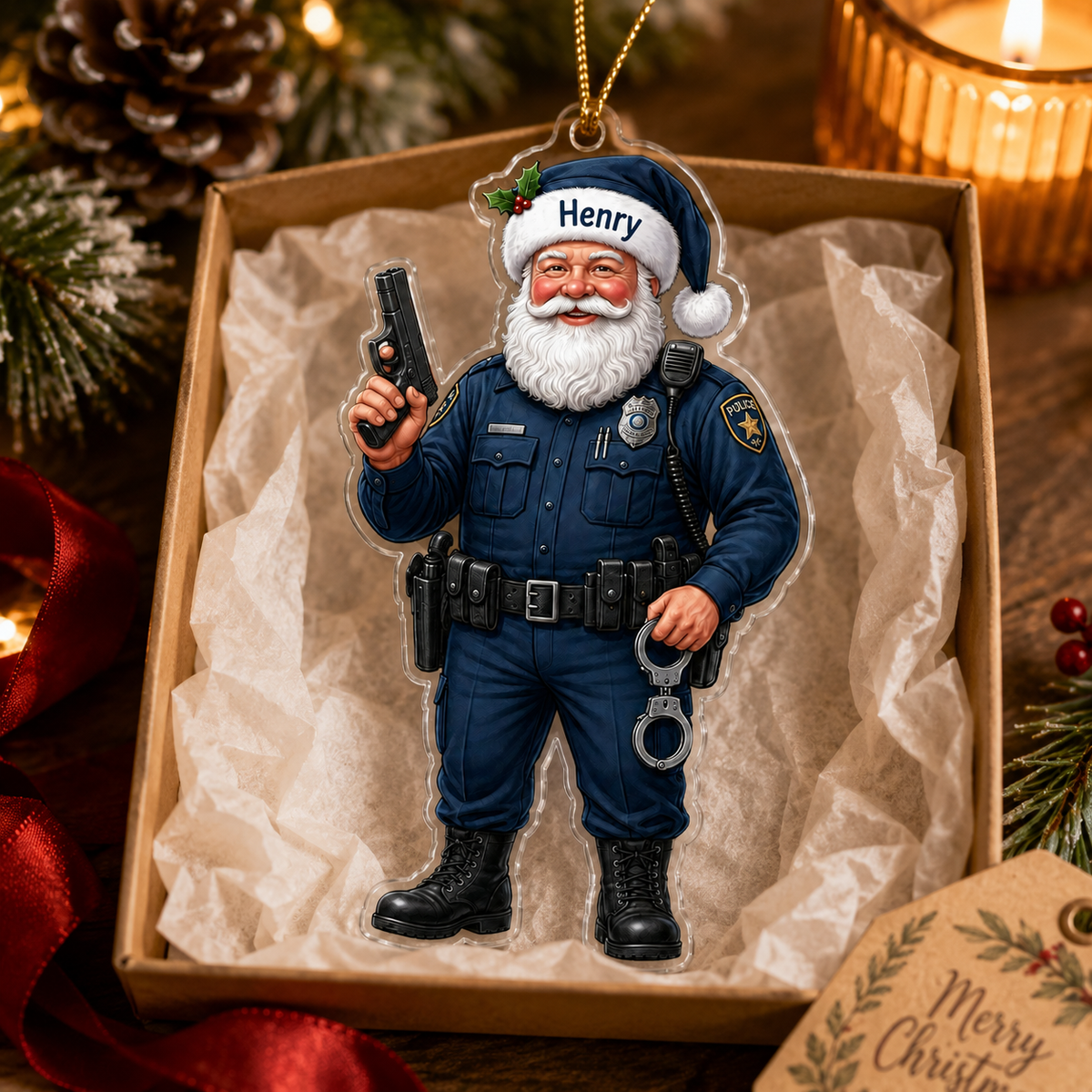 Police Santa In Uniform S1